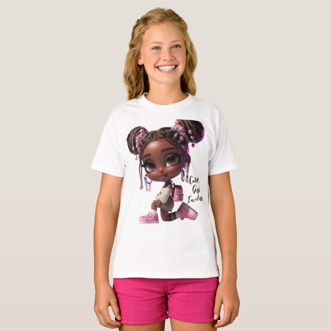Cutest Girl In Class Kids T-Shirt (Front Full)