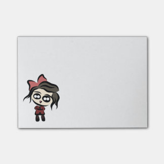 Cutest girl post-it notes