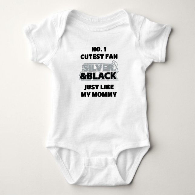Cutest Las Vegas Football Fan Baby Bodysuit (Front)