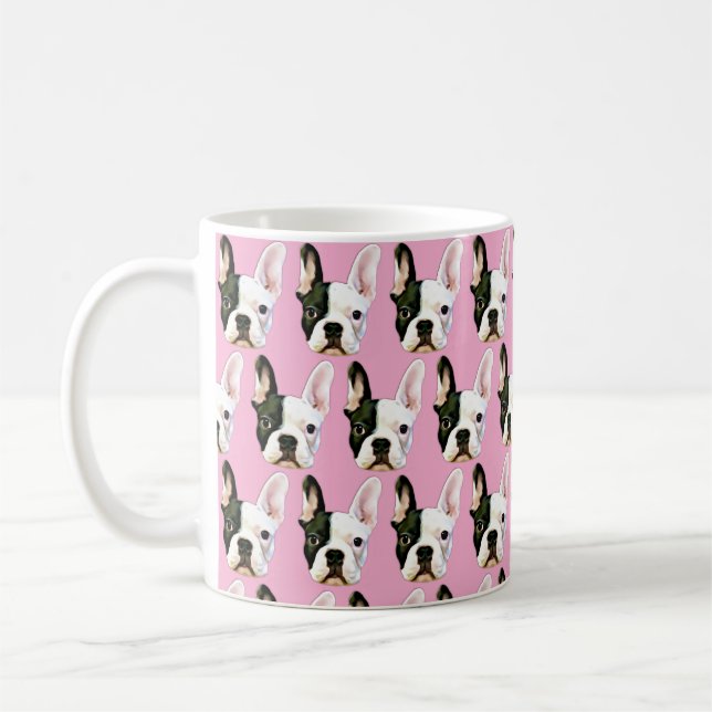 Cutest Lil' Pink French Bulldog Mug (Left)