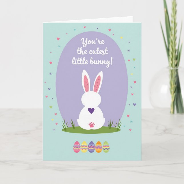 Cutest Little Bunny Art Card (Front)