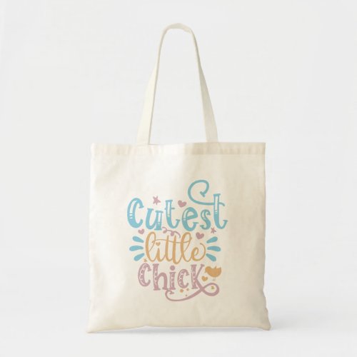 Cutest Little Chick Easter Tote Bag