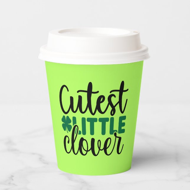 Cutest Little Clover Charm-61277 Paper Cups (Front)