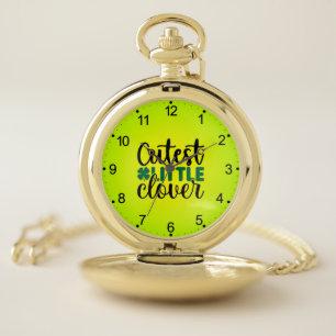 Cutest Little Clover Charm-61277 Pocket Watch