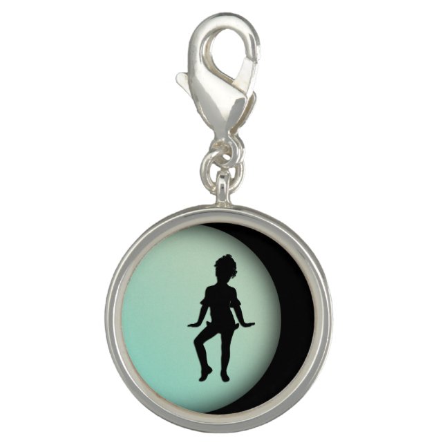 Cutest Little Dancer Green  Charm (Front)