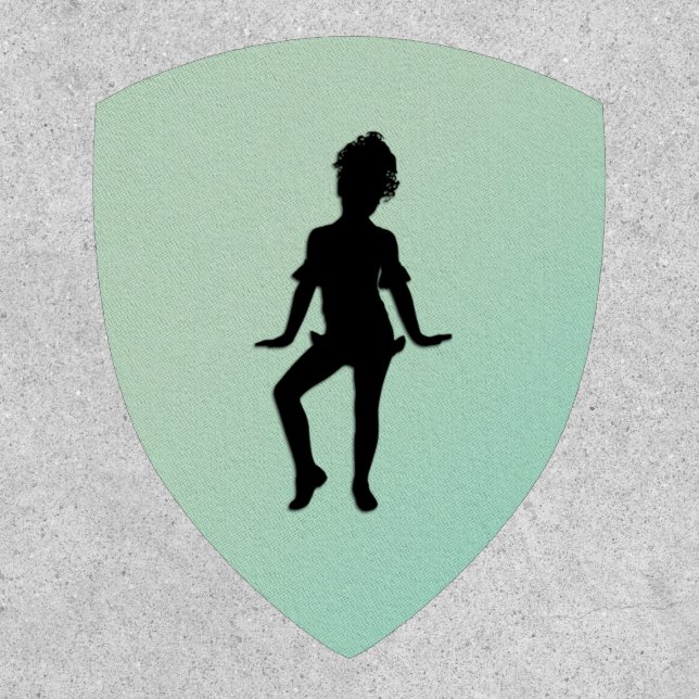 Cutest Little Dancer Green Patch (Front)