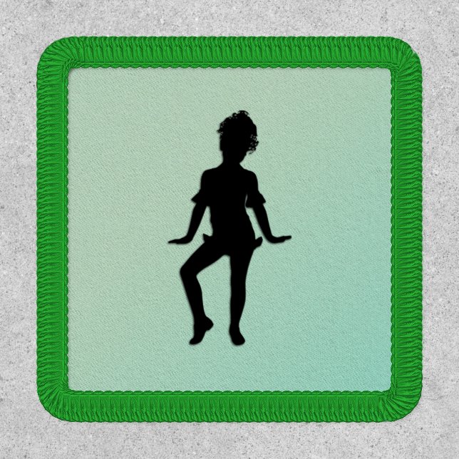 Cutest Little Dancer Green  Patch (Front)