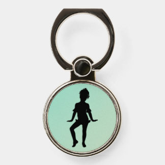 Cutest Little Dancer Green  Phone Ring Stand