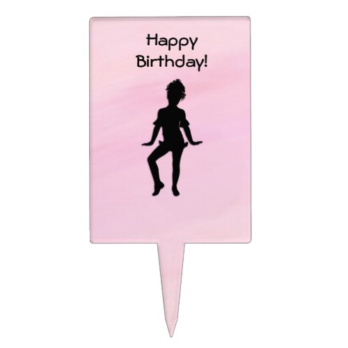 Cutest Little Dancer Happy Birthday Cake Topper