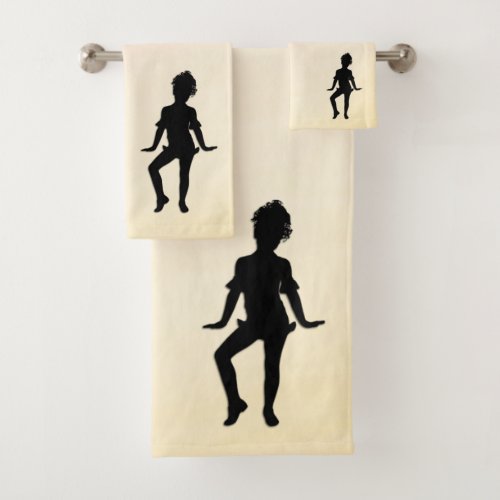 Cutest Little Dancer Mellow Bath Towel Set