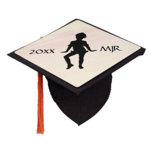 Cutest Little Dancer Mellow Yellow Graduation Cap Topper