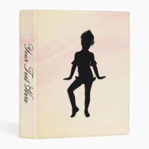 Cutest Little Dancer Mellow Yellow Mini Binder