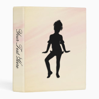 Cutest Little Dancer Mellow Yellow Mini Binder
