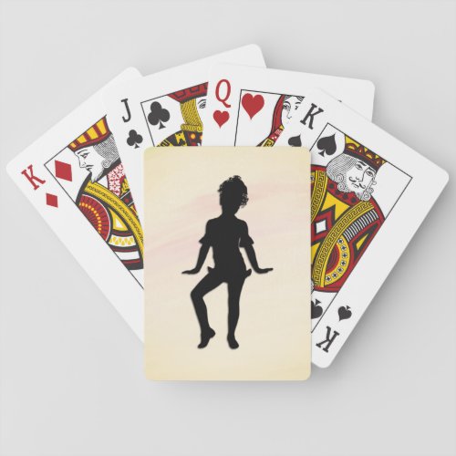 Cutest Little Dancer Mellow Yellow Playing Cards