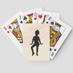 Cutest Little Dancer Mellow Yellow Poker Cards