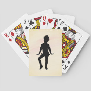 Cutest Little Dancer Mellow Yellow Poker Cards