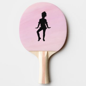 Cutest Little Dancer Ping Pong Paddle