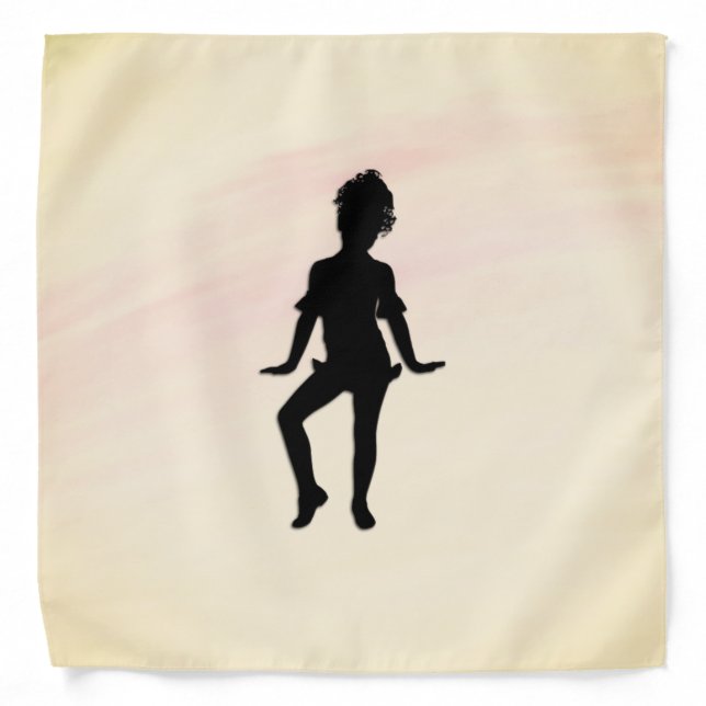 Cutest Little Dancer Pinkish Bandana (Front)