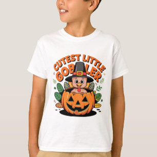 Cutest Little Gobbler Baby Thanksgiving Shirt