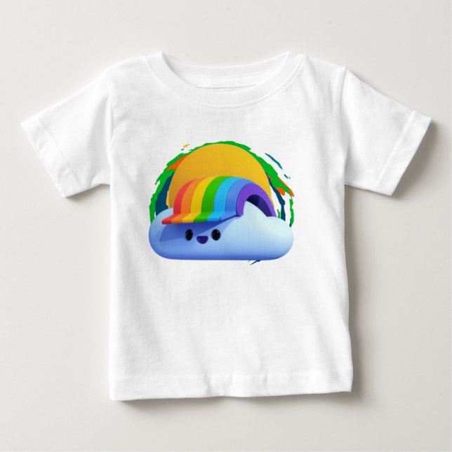 Cutest Little Sunshine  👶☀️ Baby T-Shirt (Front)