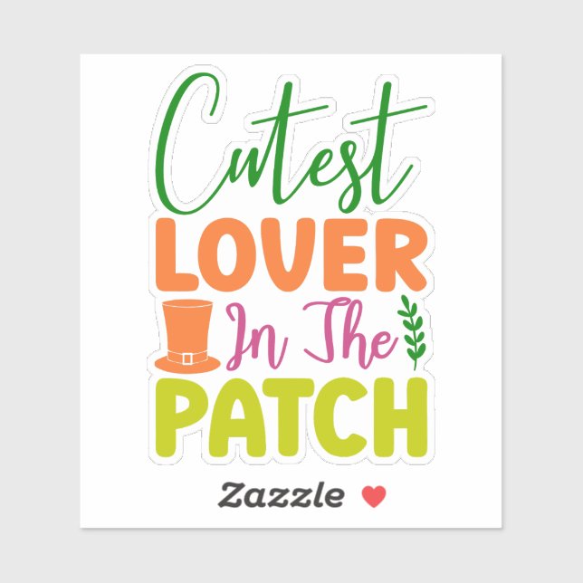 Cutest Lover in The Patch-60836 Sticker (Sheet)
