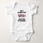 Cutest Minnesota Football Fan Baby Bodysuit