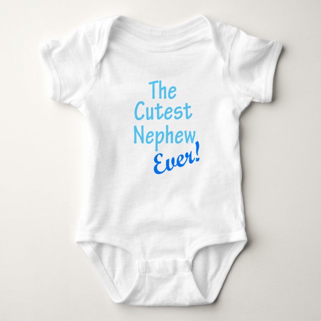 Cutest Nephew Ever Bodysuit (Front)