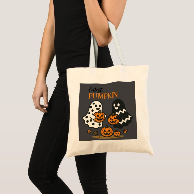 Cutest Pumpkin Ghosts Tote Bag (Front (Product))