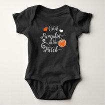 cutest pumpkin in the patch baby bodysuit