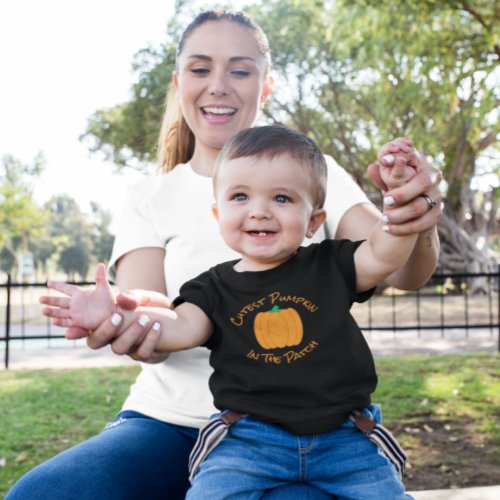 Cutest Pumpkin In The Patch Baby T_Shirt