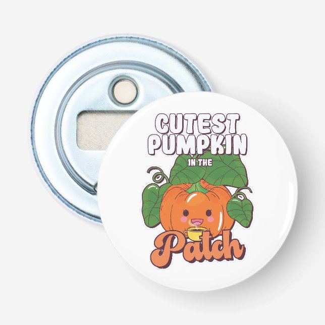 cutest pumpkin in the patch bottle opener (Front)