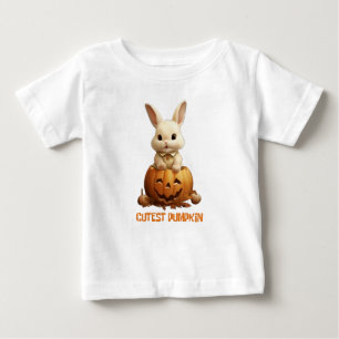 Cutest Pumpkin In The Patch   Cute Baby Bunny Baby T-Shirt