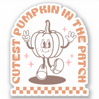 Cutest Pumpkin in the Patch | Fall | Custom-Cut  Sticker