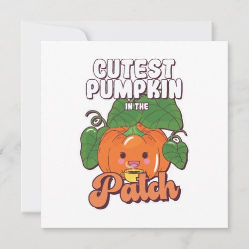cutest pumpkin in the patch invitation
