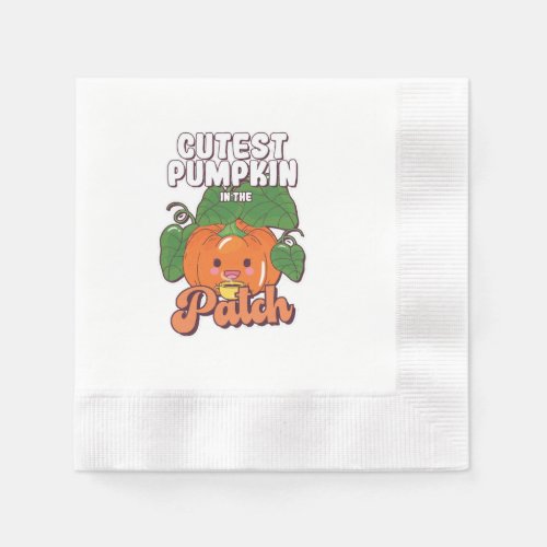 cutest pumpkin in the patch napkins