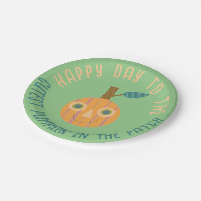 Cutest Pumpkin Plates (Angled)