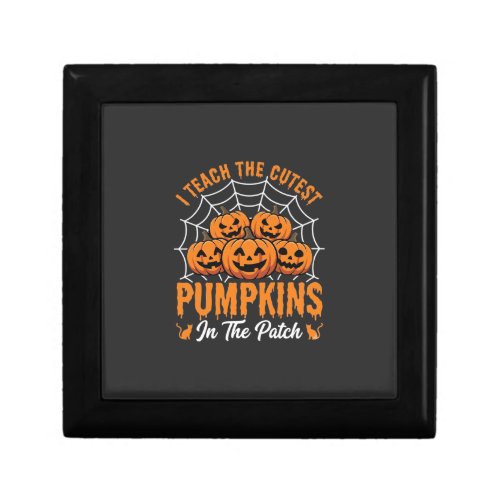 Cutest Pumpkins In The Patch Teacher Halloween_1 Gift Box