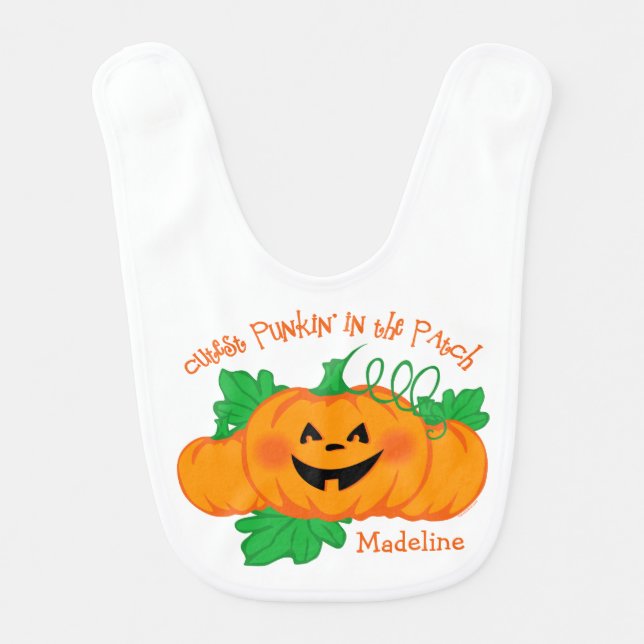 Cutest Punkin' Patch Bib (Front)
