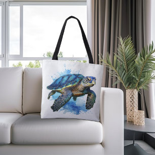 Cutest Sea Turtle, Tote Bag