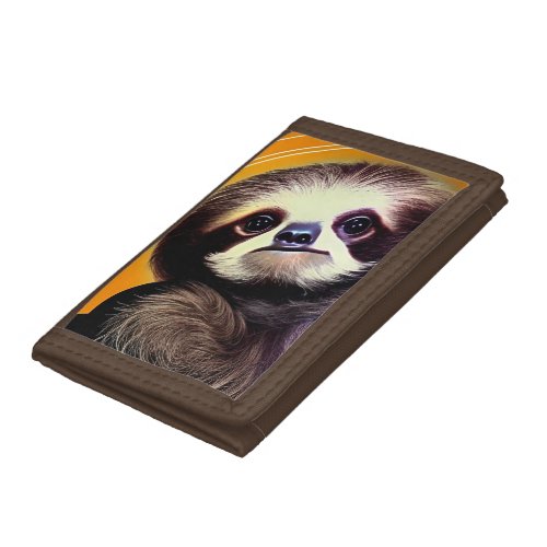 Cutest Sweet Looking Sloth Trifold Wallet