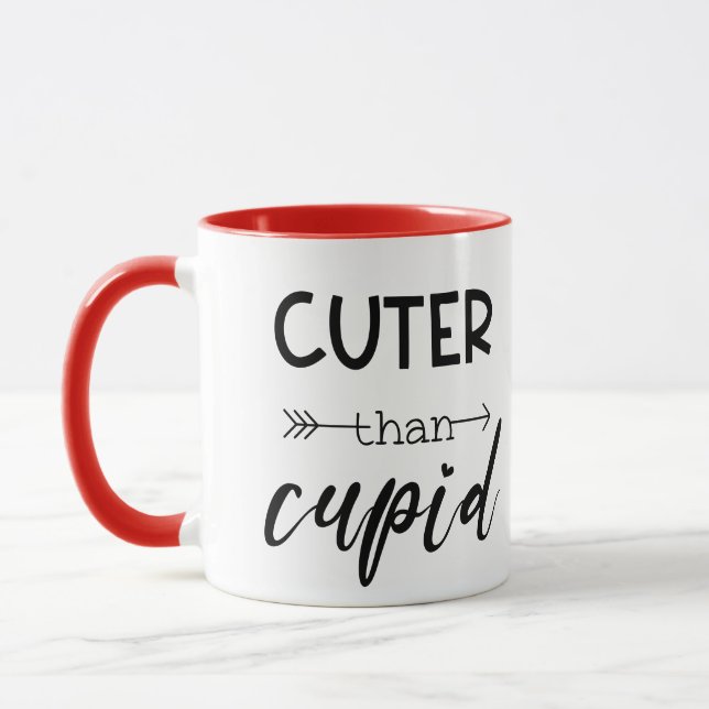 Cutest Valentine Ever ..from your French Bulldog H Mug (Left)