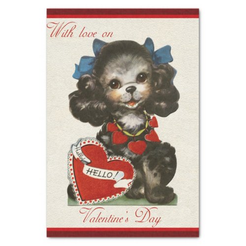 Cutest Valentines Puppy Ever Tissue Paper
