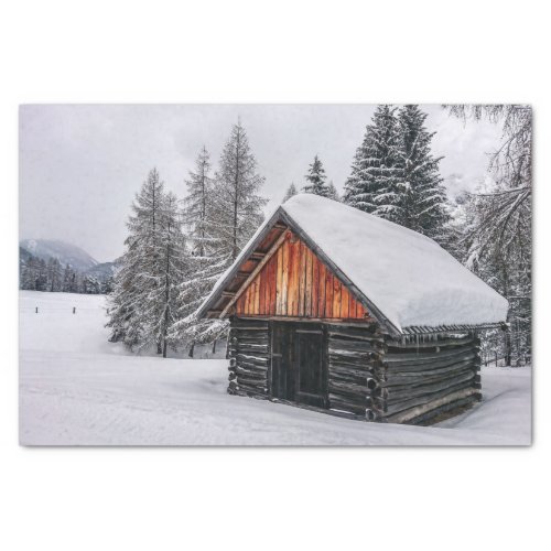 Cutest Winter Cabin Ever Tissue Paper