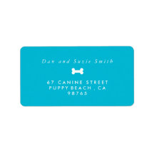 Cutest Year Ever Bone Holiday Address Label