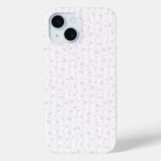 Cutesy Coquette iPhone 15 Case (Back)