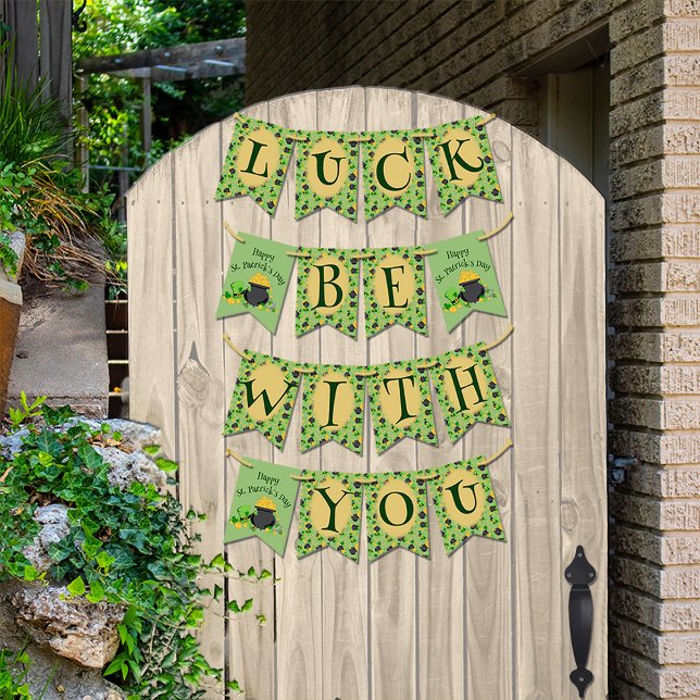Cutesy Luck for the Irish Bunting Flags (Creator Uploaded)