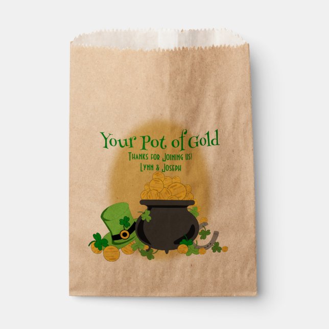 Cutesy Luck for the Irish Favor Bags (Front)