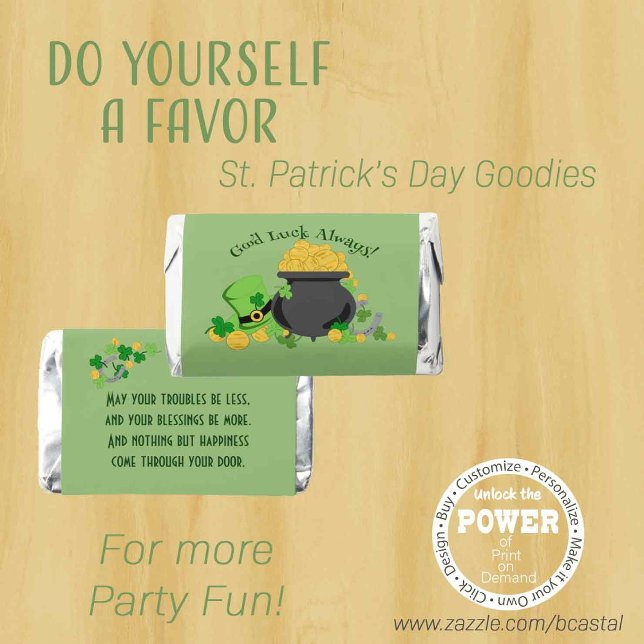 Cutesy Luck for the Irish Hershey's Miniatures (Creator Uploaded)