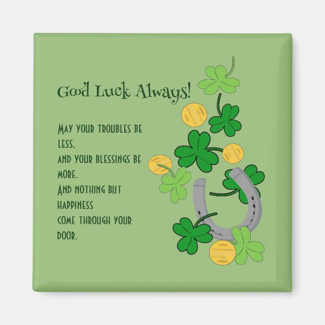 Cutesy Luck for the Irish Magnet (Front)