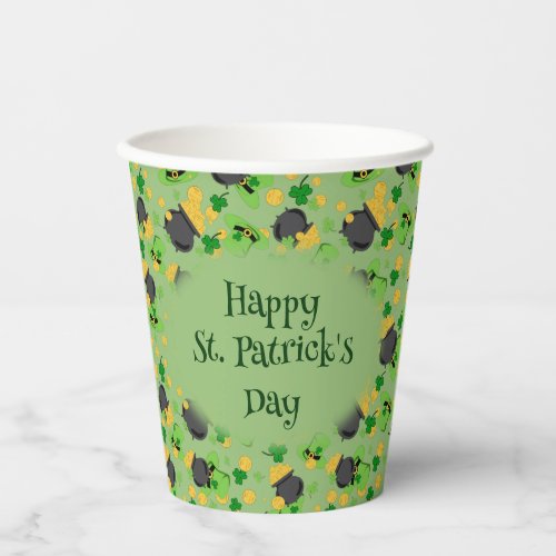 Cutesy Luck for the Irish Paper cup